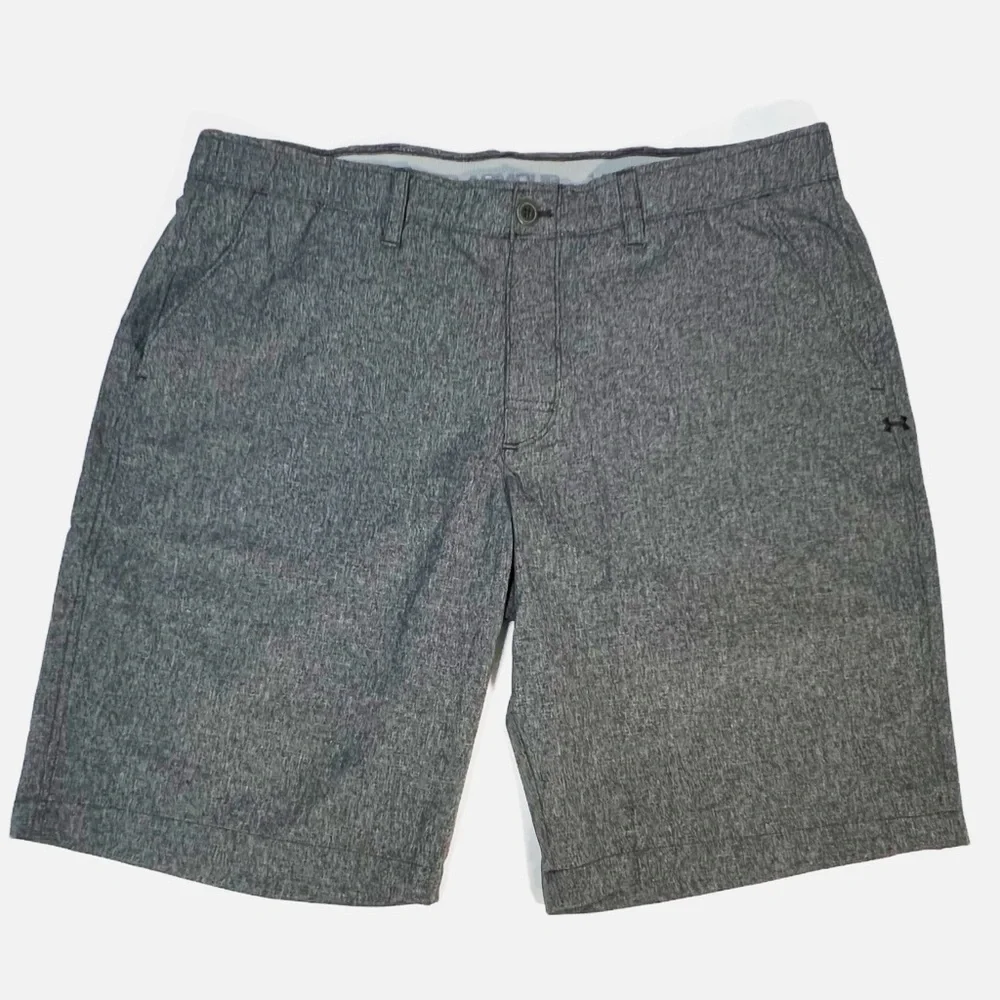 Under Armour Heat Gear Dark Gray Training Shorts Mens size 40